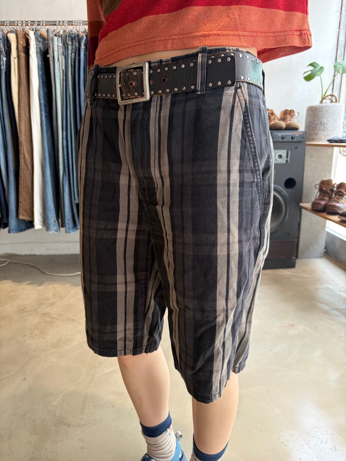 32) Levi's 리벳 톤온톤 체크 쇼츠 상품이미지6