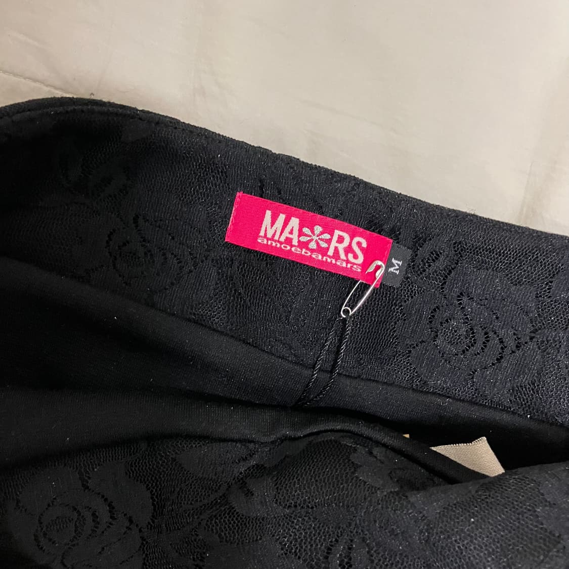 마즈 갸루 양사이드 슬릿 레이스 스커트 상품이미지3