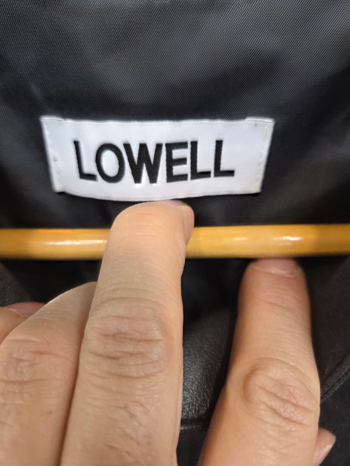 Lowell 빈티지워싱 레더 라이더자켓 대략 xl 상품이미지3