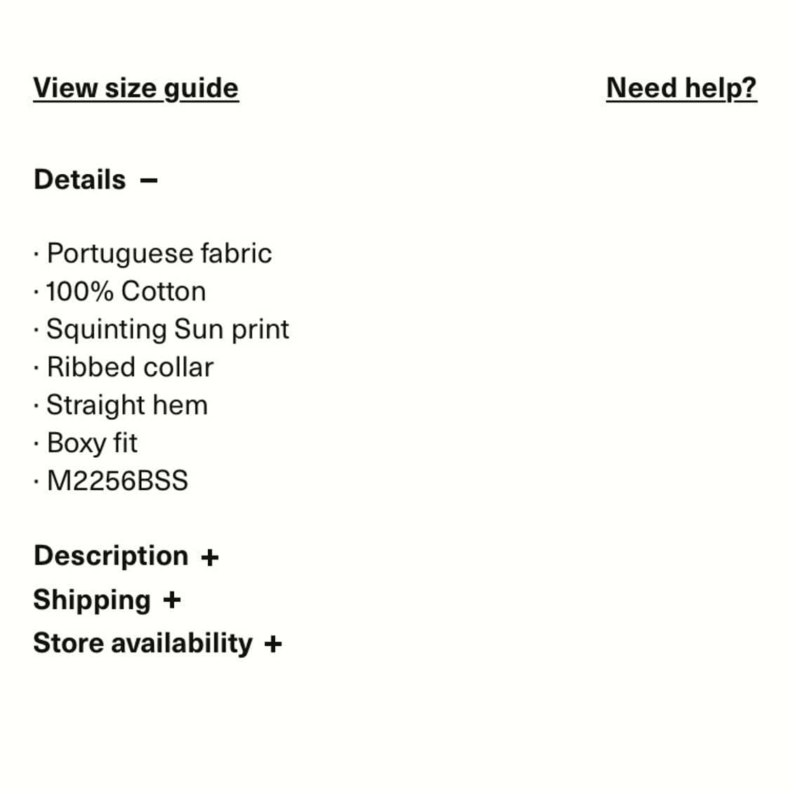 [50] 아워레가시 25ss 스퀸팅 선 박스 티셔츠 반팔 상품이미지2