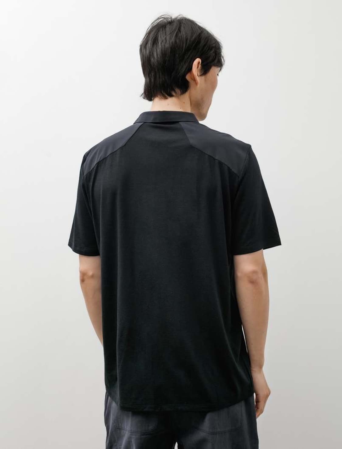 [L] 베일런스 프레임 SS 폴로 셔츠 블랙 상품이미지3