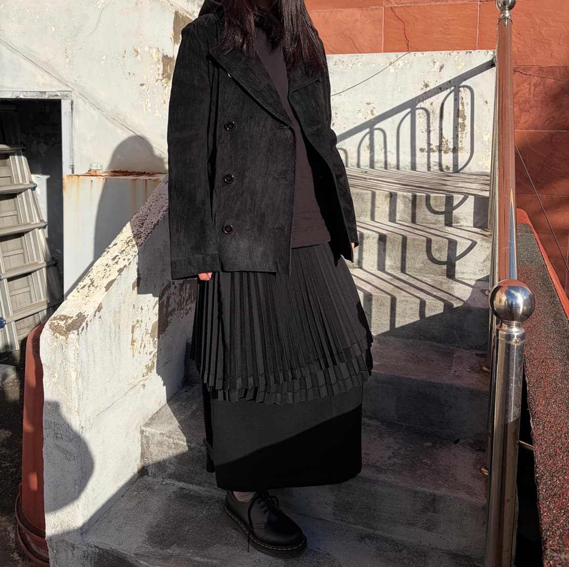 요지야마모토 피그스킨 스웨이드 자켓 상품이미지2