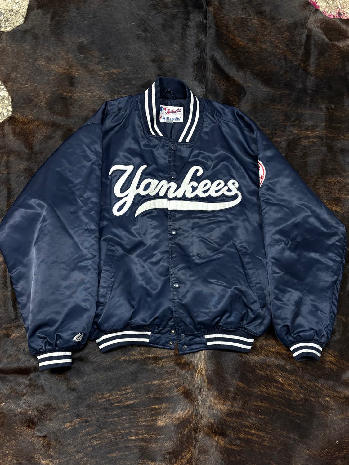 올드스쿨 근본 양키즈 봄버마제스틱 XXL  상품이미지2