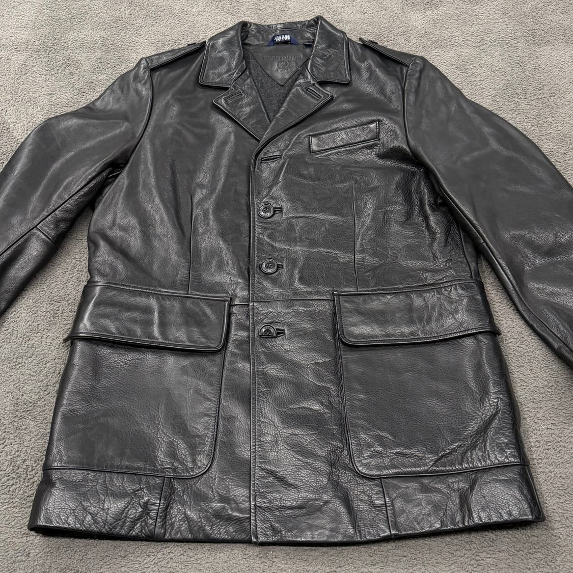 [정품/L] 타미힐피거 리얼레더 카코트 c1 상품이미지3