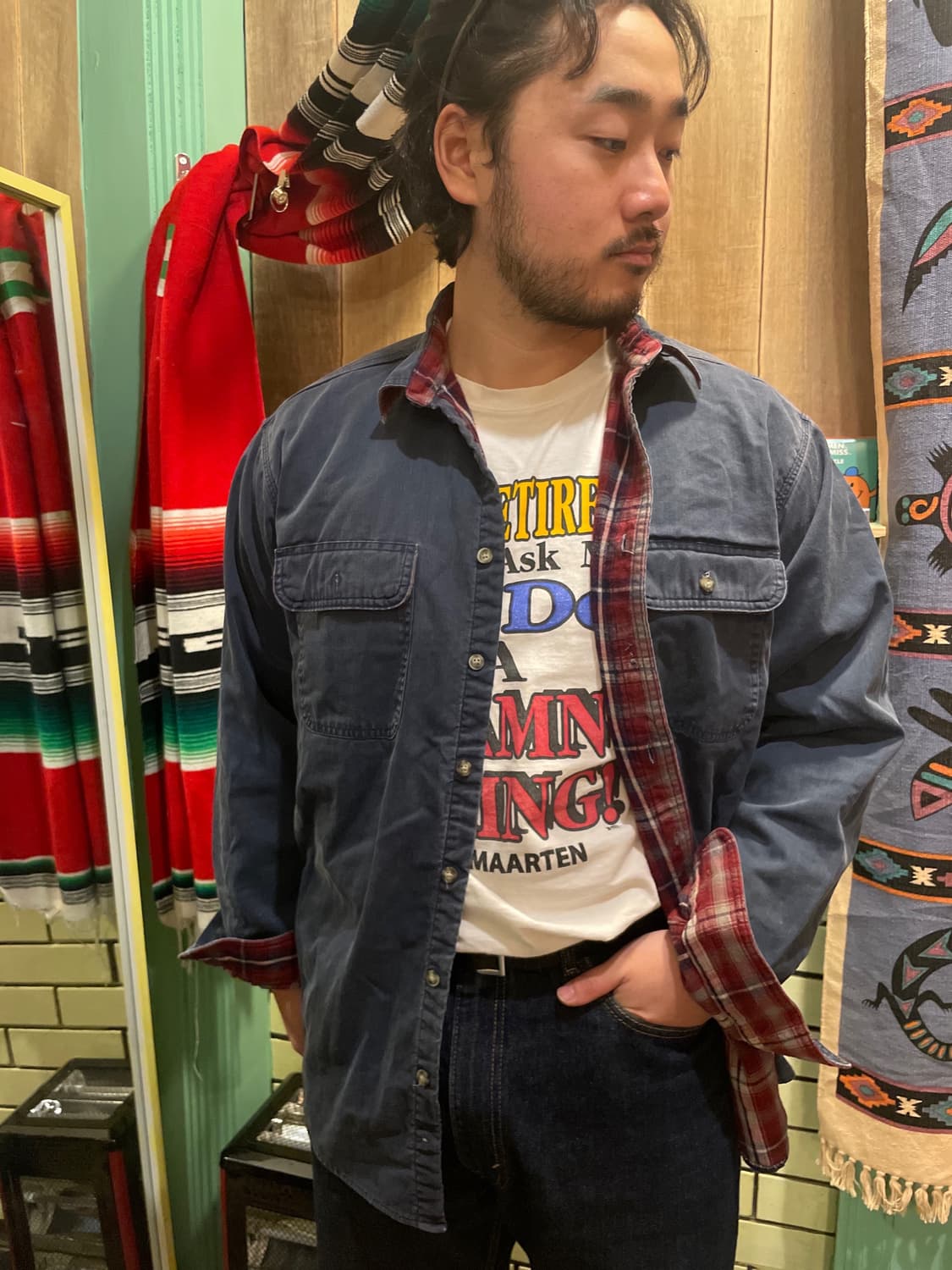 90-00s L.L.Bean Heavy Cotton Shirt 상품이미지1