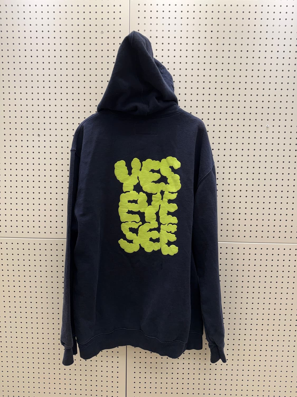 예스아이씨 그래픽 로고 후드 네이비 U1143 상품이미지3