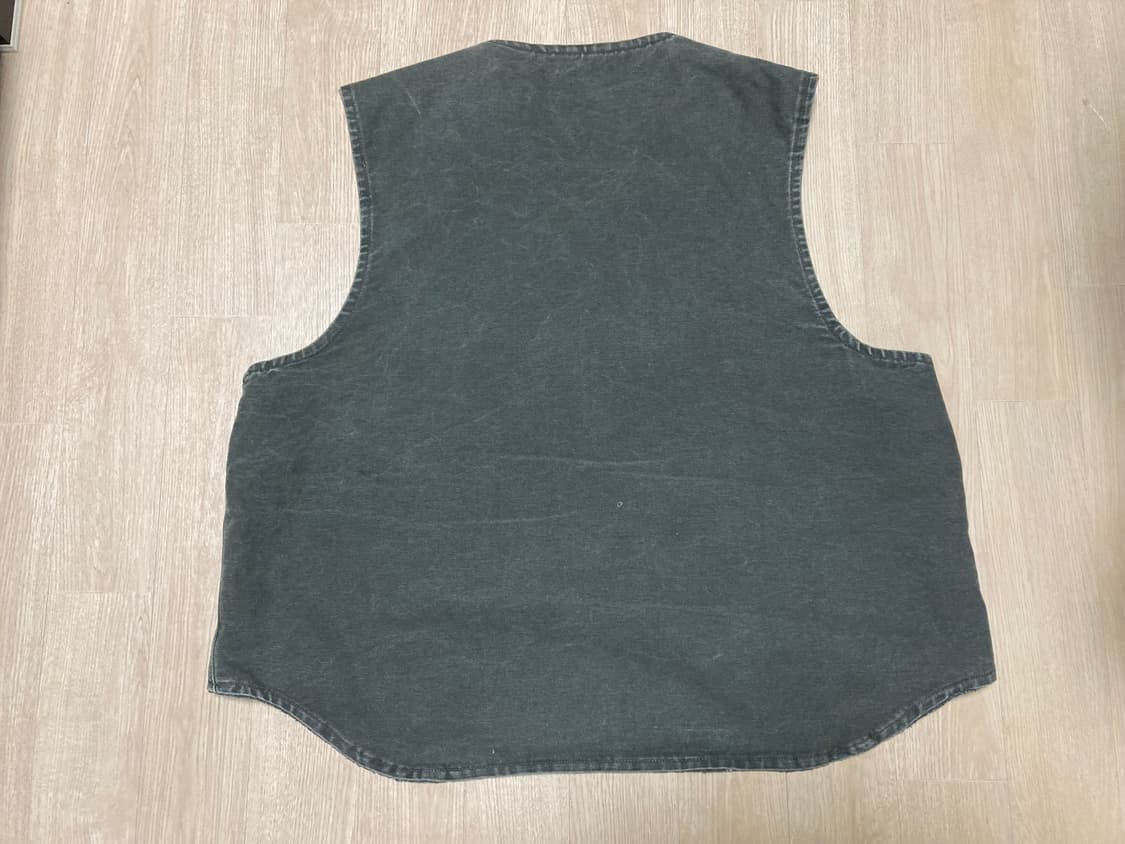 [2XL/XXL] 빈티지 칼하트 샌드스톤 베스트 조끼 / 모스 그린 상품이미지2