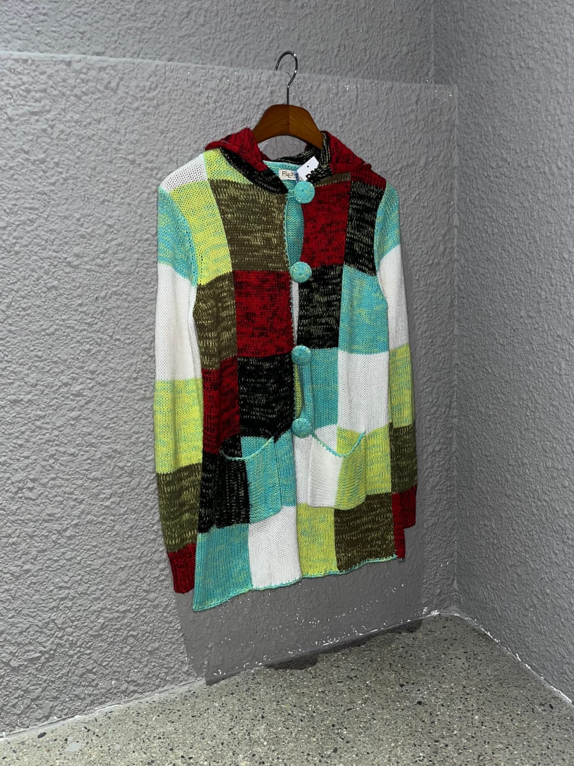 FLENKIY 빈티지 후드 가디건 상품이미지2