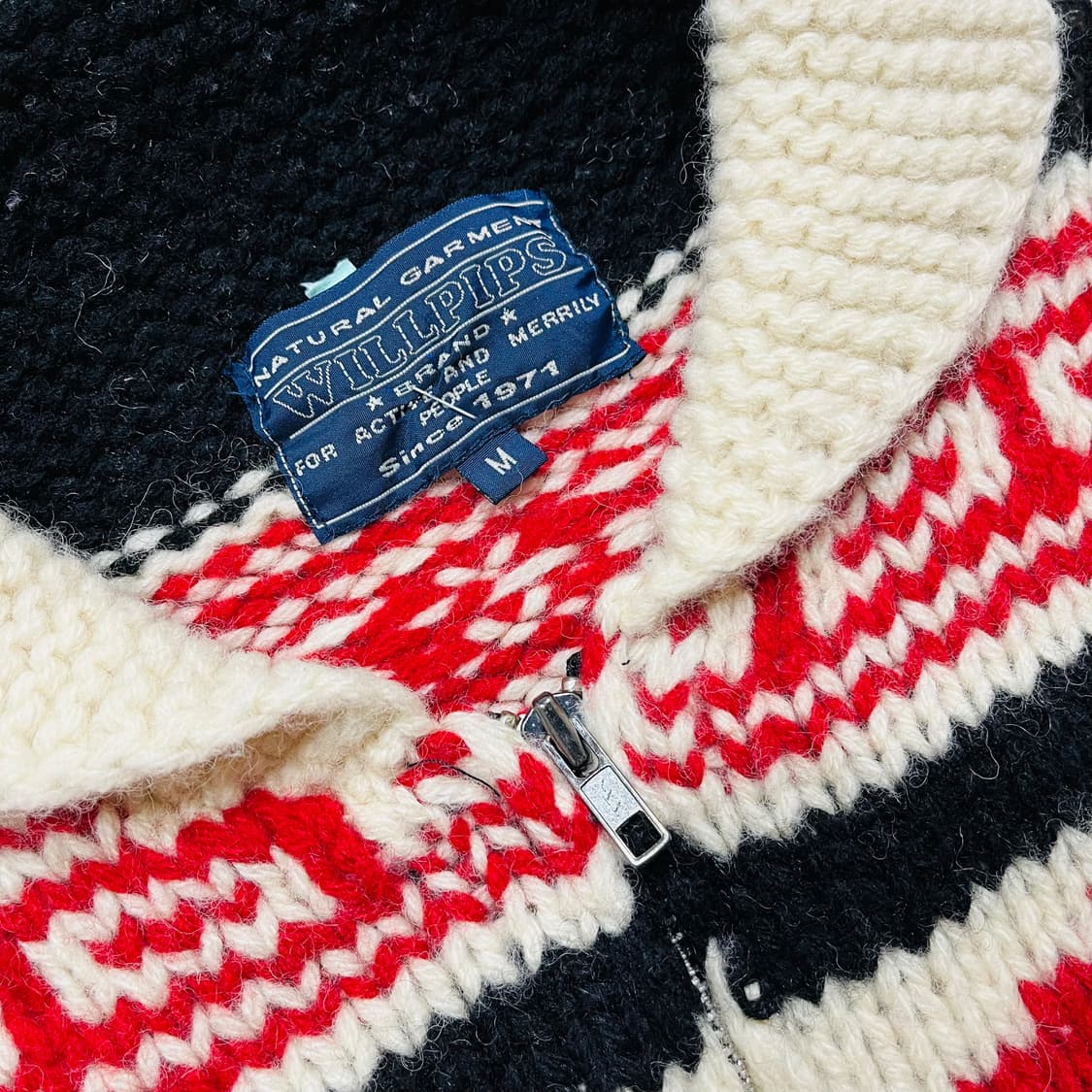 WILLPIPS 90s wool Skull Cowichan Jacket 상품이미지4