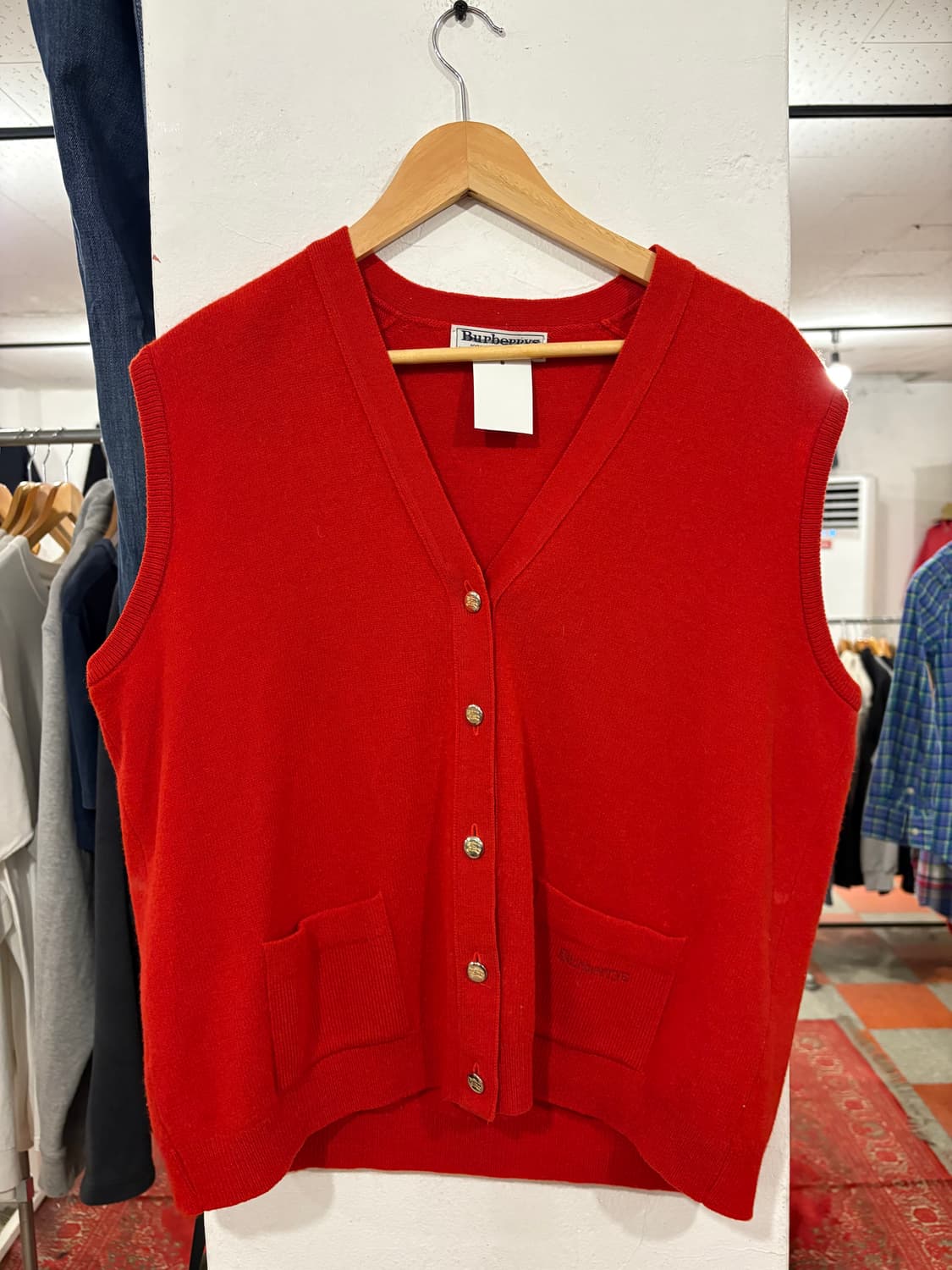 버버리 니트조끼 상품이미지1