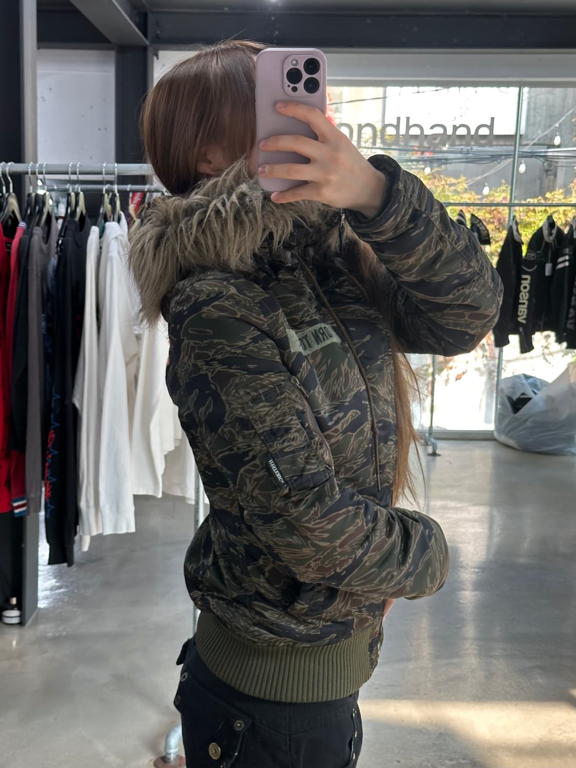 히스테릭글래머 타이거카모 N2b 패딩자켓 상품이미지4