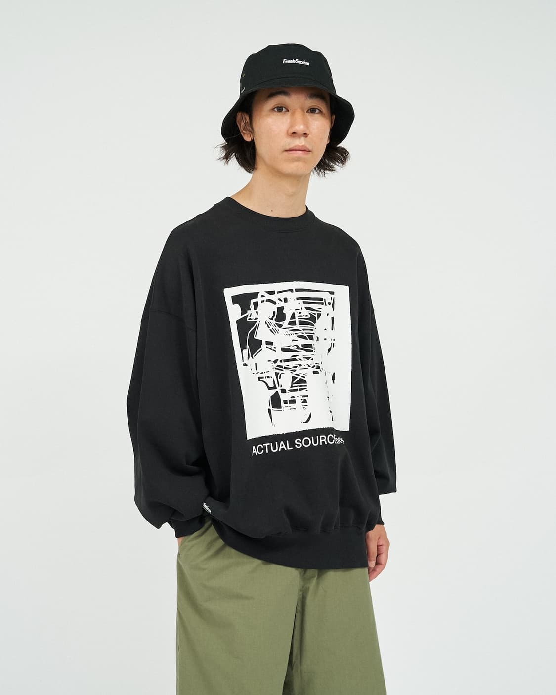 Fresh service x actual source book 스웨셔츠 상품이미지2