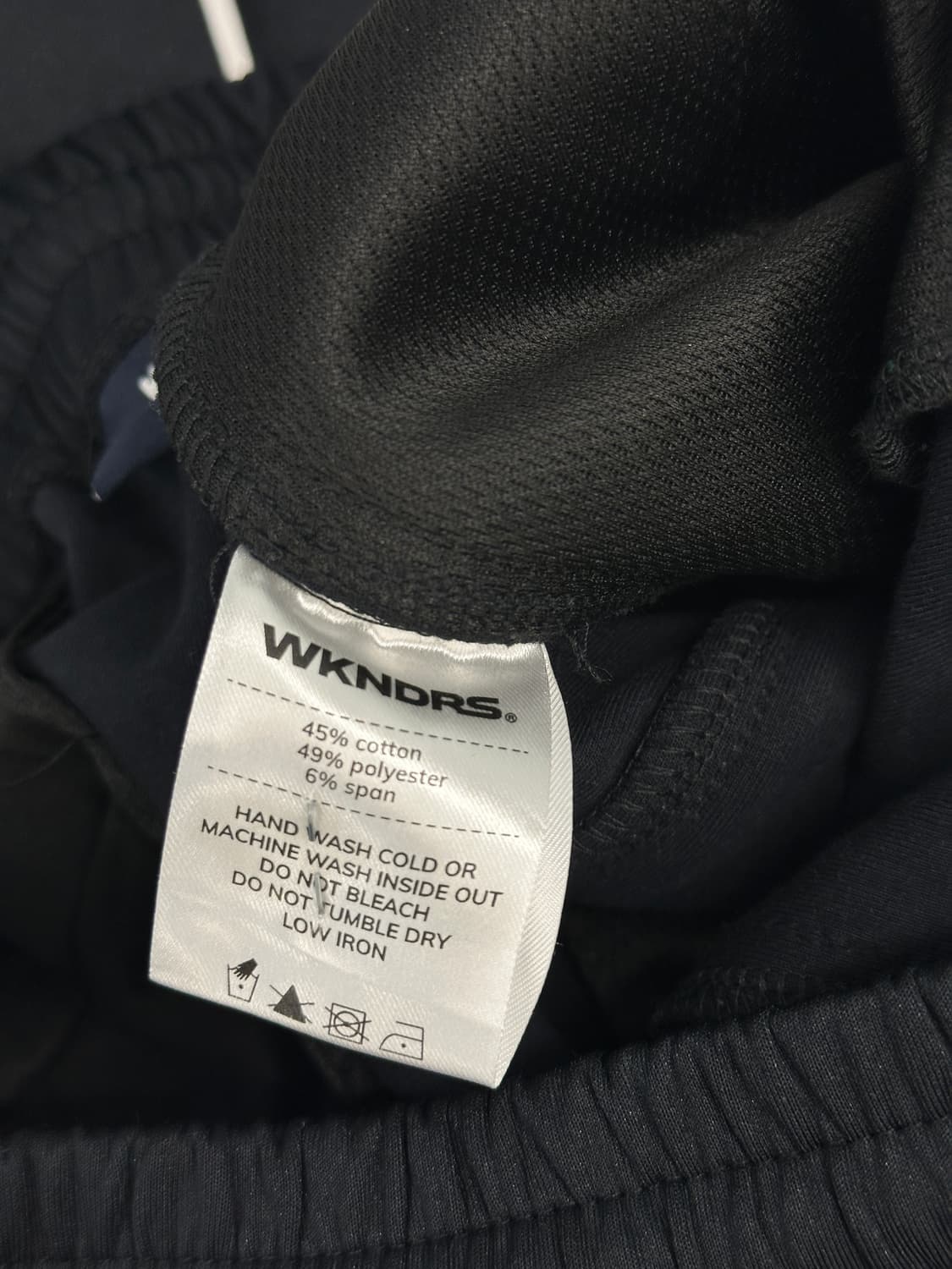 위캔더스 트랙팬츠 블랙 상품이미지6