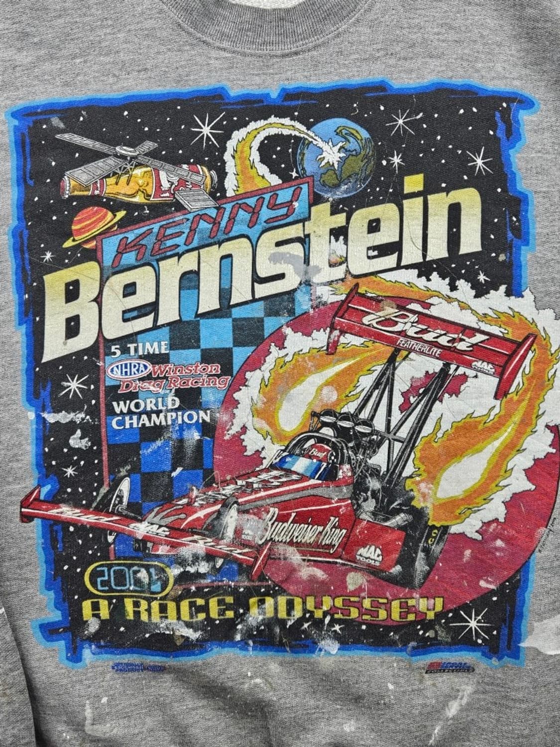 케니 번스타인 버드와이저 킹 월드 챔피언 맨투맨 (L추정) / 9333 상품이미지9