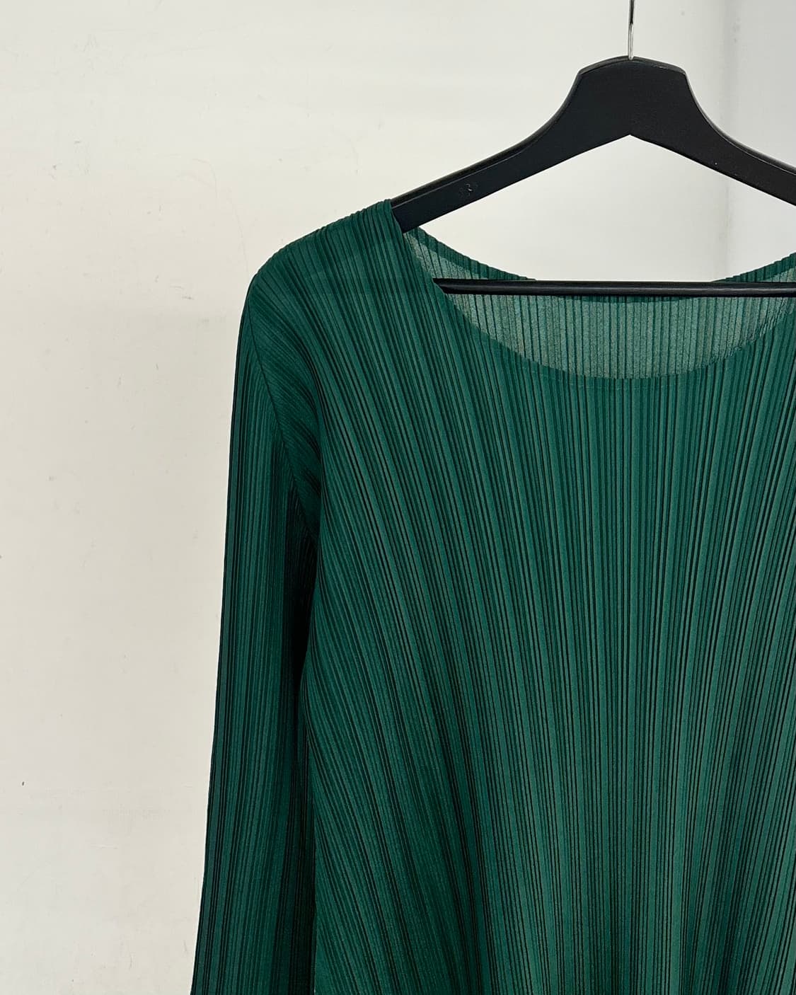 플리츠 플리즈 그린 플리츠 미디 원피스 상품이미지3