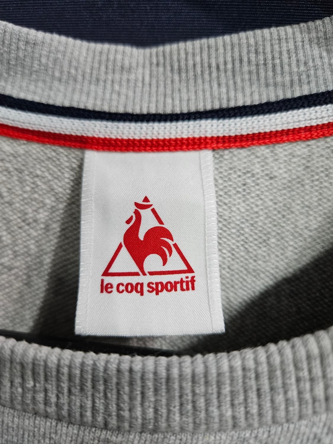 르꼬끄 자수 그레이 남성 100 맨투맨  상품이미지3