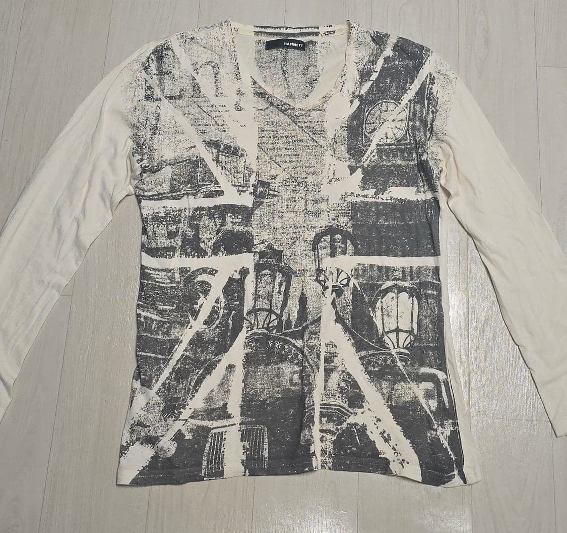 캐서린 햄넷 긴팔 흰색 상품이미지1