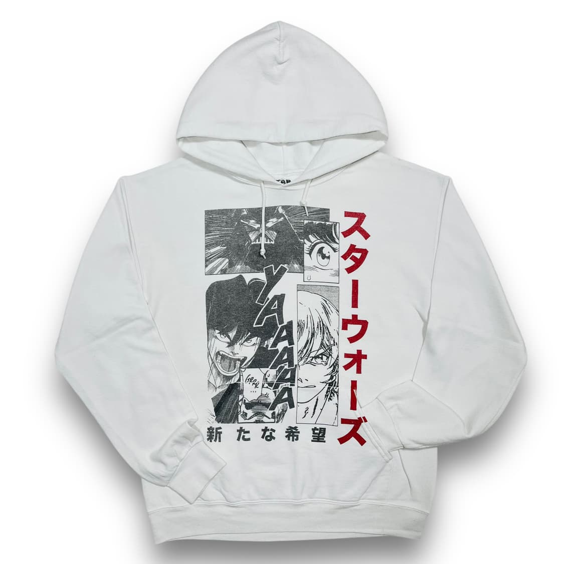 스타 워즈 새로운 희망 만화 페이지 화이트 후디 상품이미지1