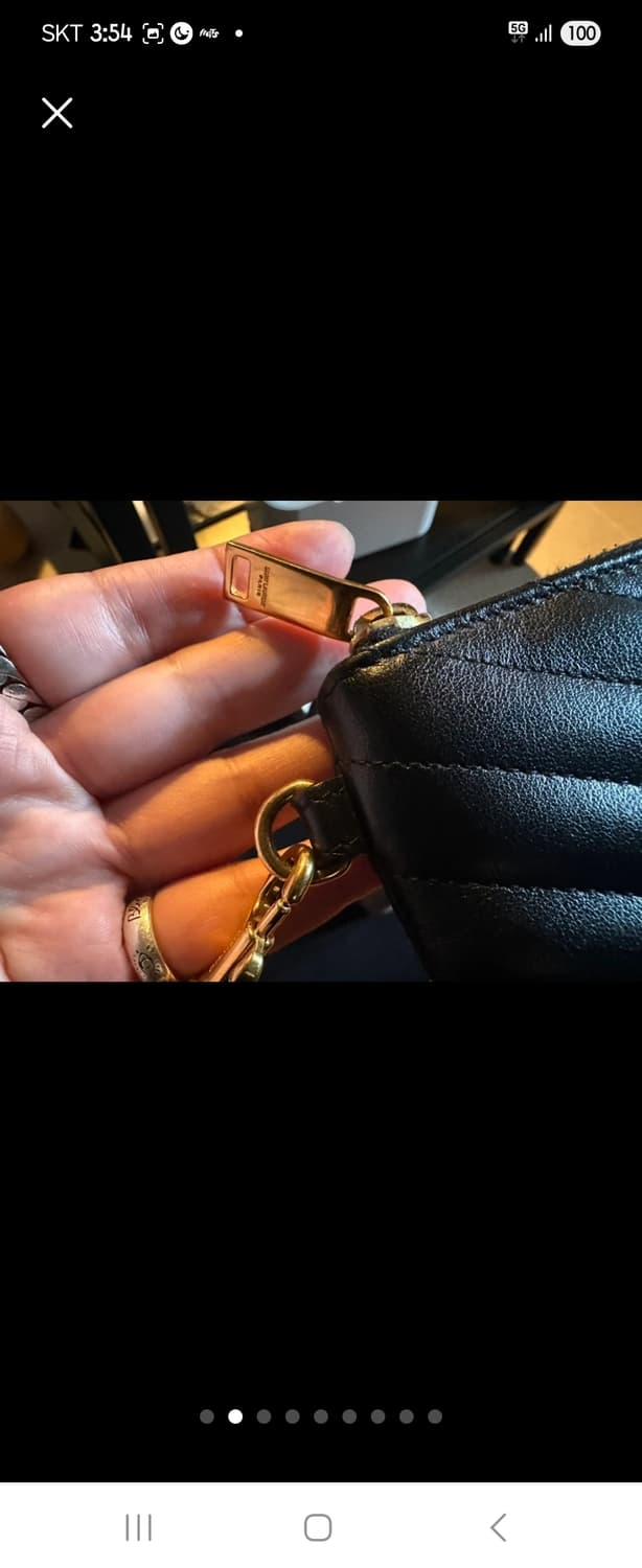 (정품)생노랑 스트랩 클러치백 L 상품이미지2