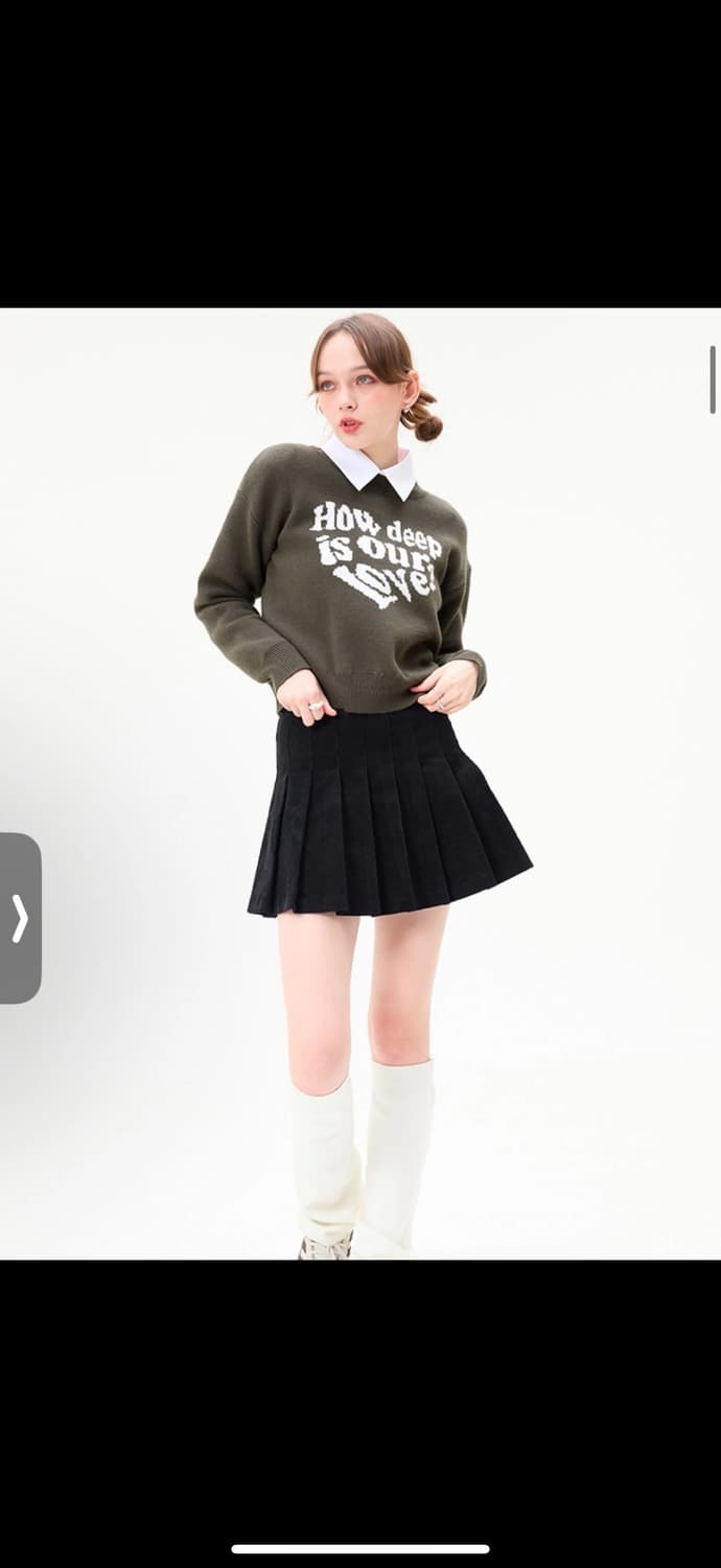 러브이즈트루 니트 상품이미지2