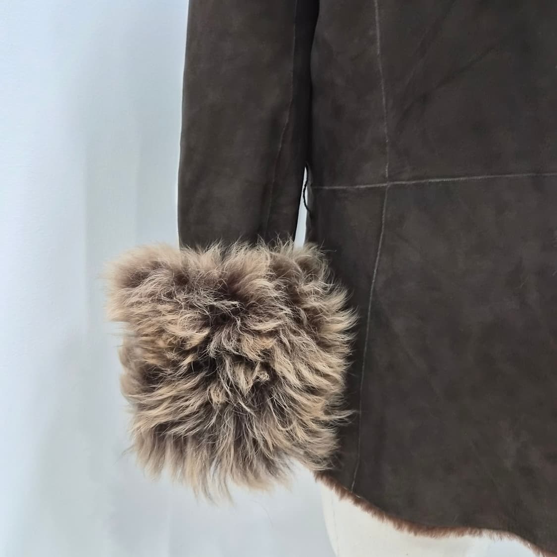 리얼양털 퍼카라 무스탕자켓 상품이미지7
