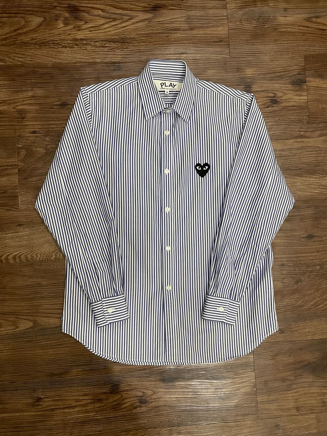 꼼데가르송 하트와펜 스트라이프 셔츠 상품이미지1