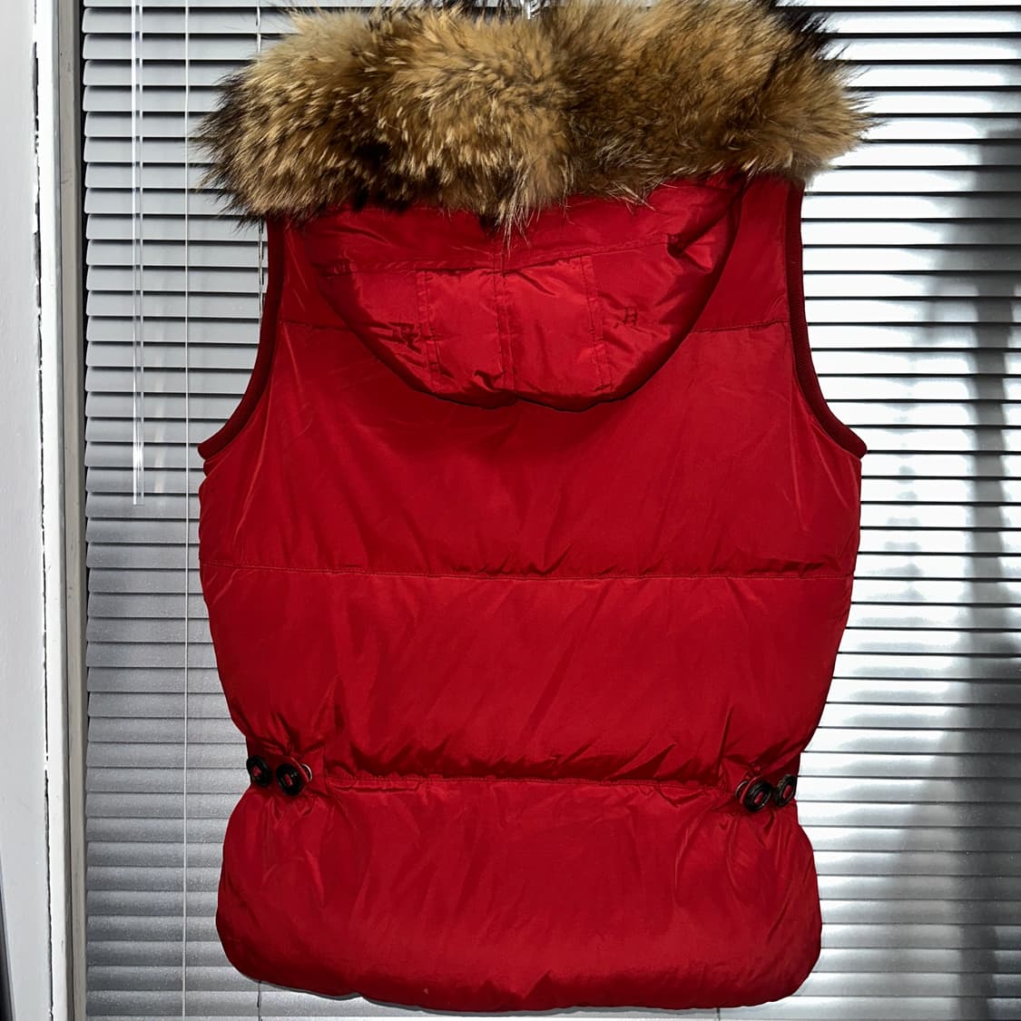 2000s 빈티지 디스퀘이드 퍼 크롭 패딩 베스트 상품이미지5