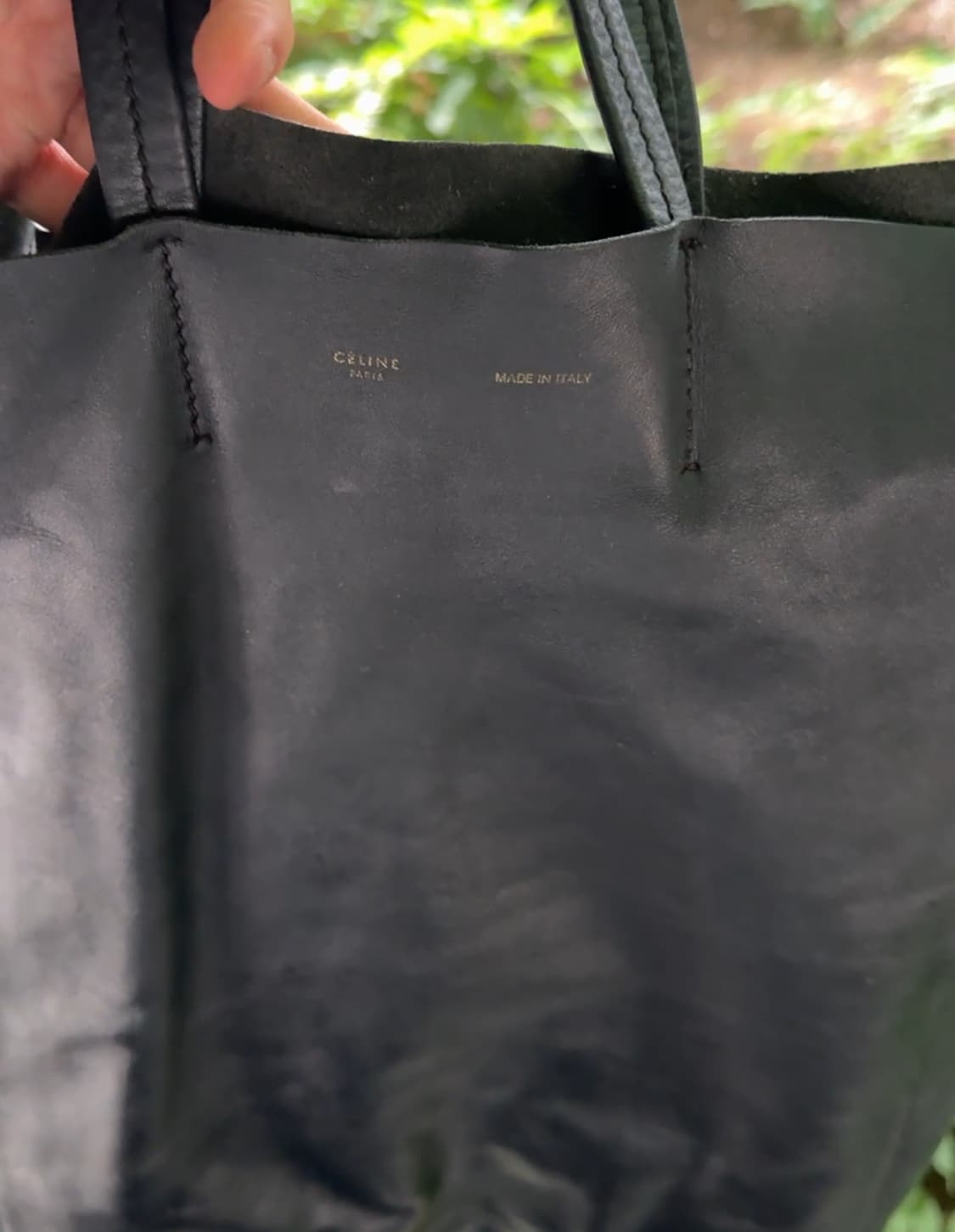 Old Celine Horizontal Cabas Tote Bag 상품이미지3