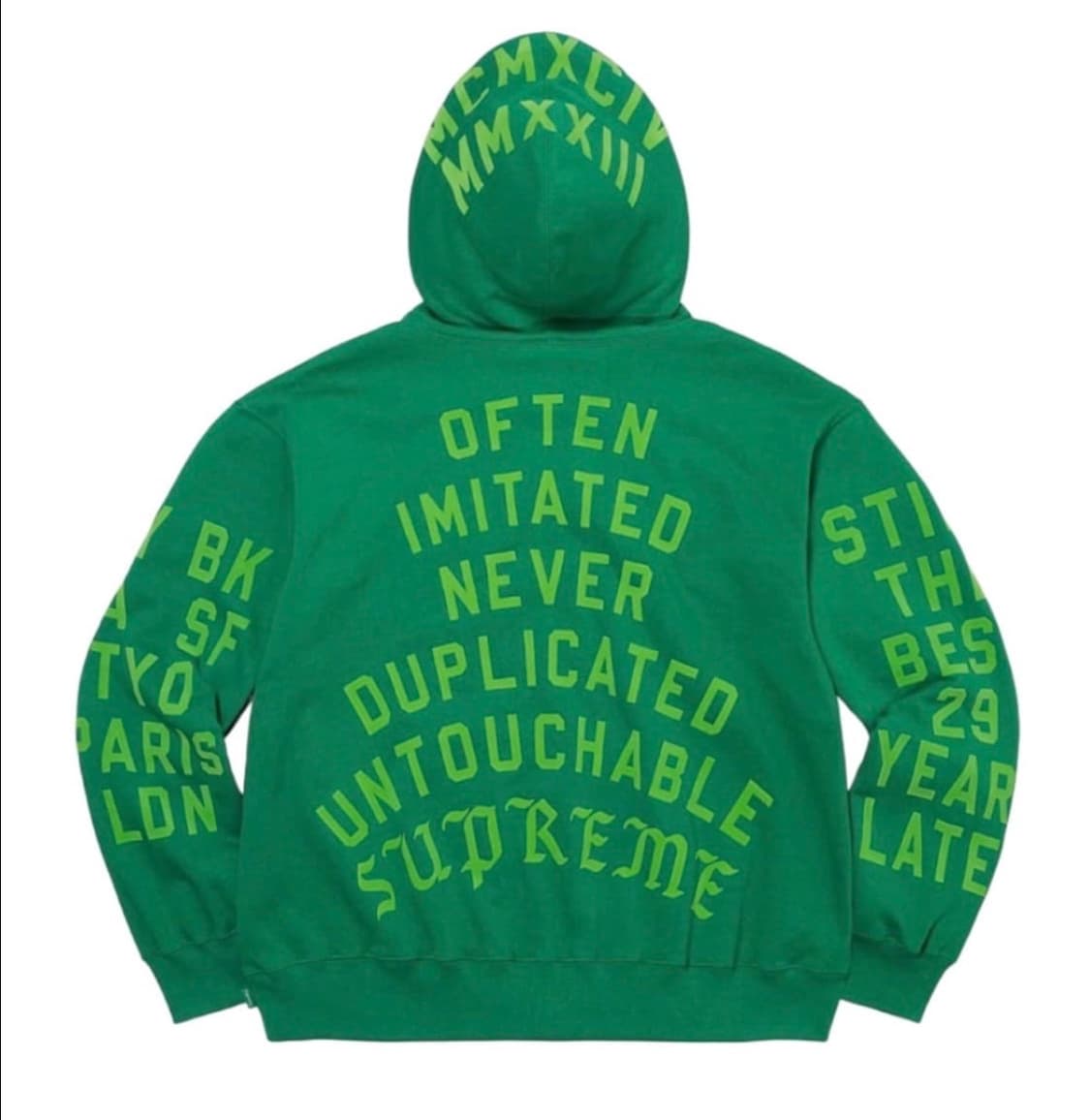 Supreme 23SS 후디 그린 XL 상품이미지2