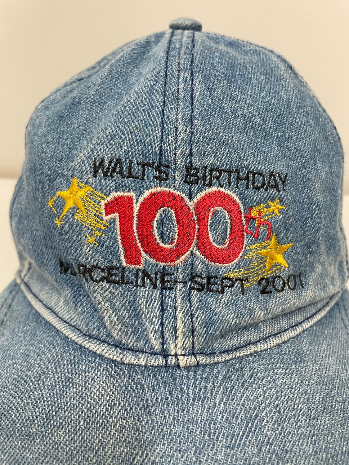 디즈니 100주년 데님 스트랩백 캡 상품이미지2