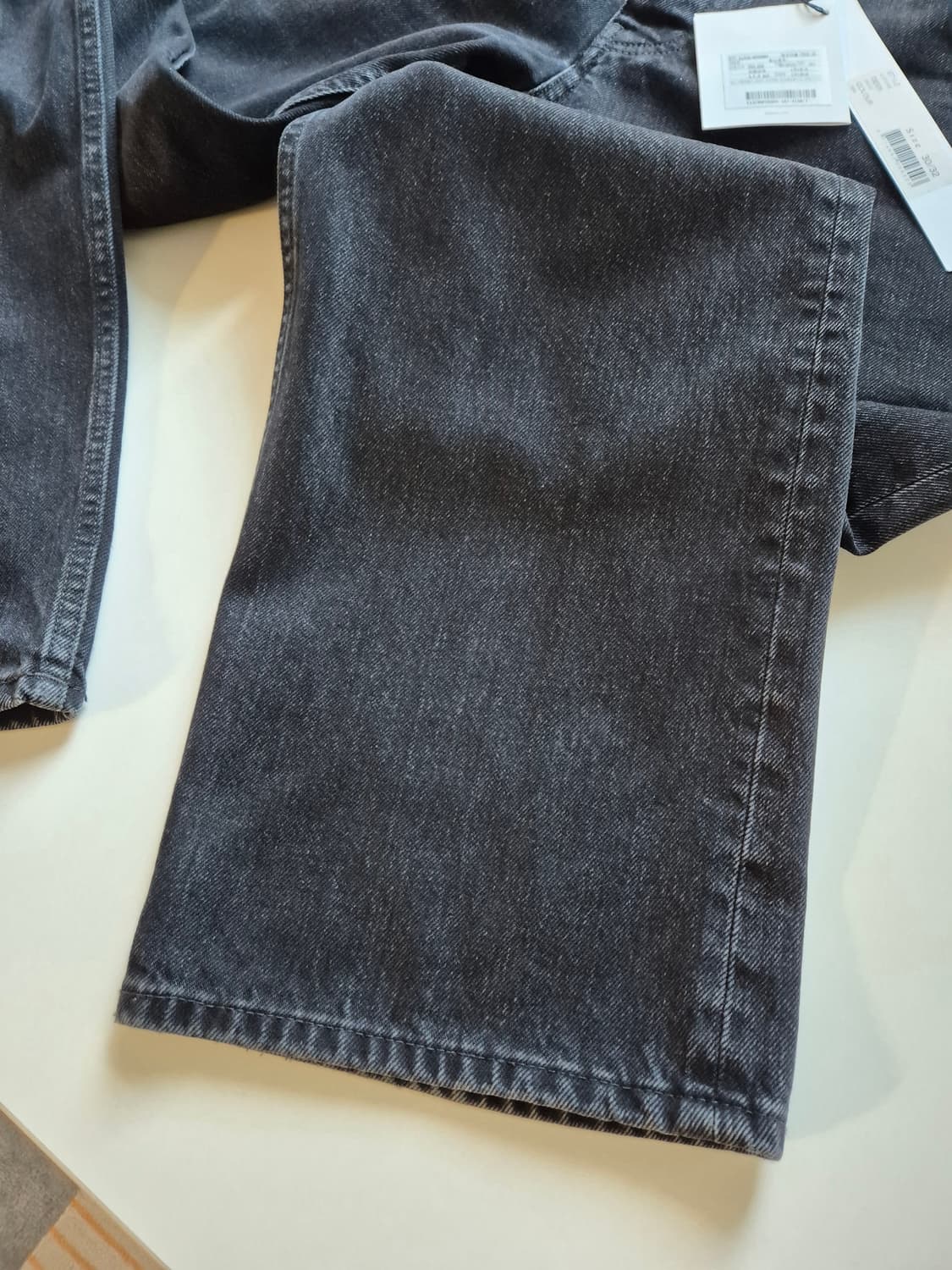 선플라워 루즈 데님 워시드 블랙 30 상품이미지3