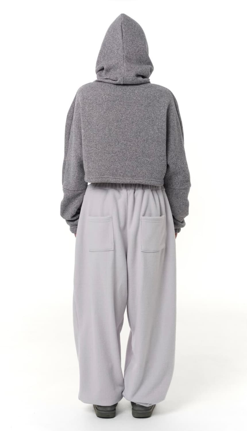 탠스댄스 하트 플리스 팬츠 라벤더 상품이미지3