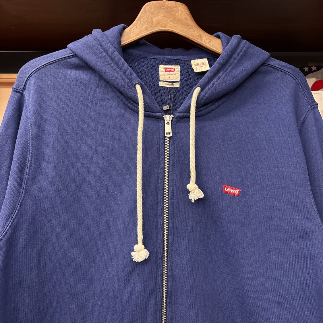 리바이스 스탠다드 라인 트레이닝 코튼스웻 후드집업 N1243 상품이미지3