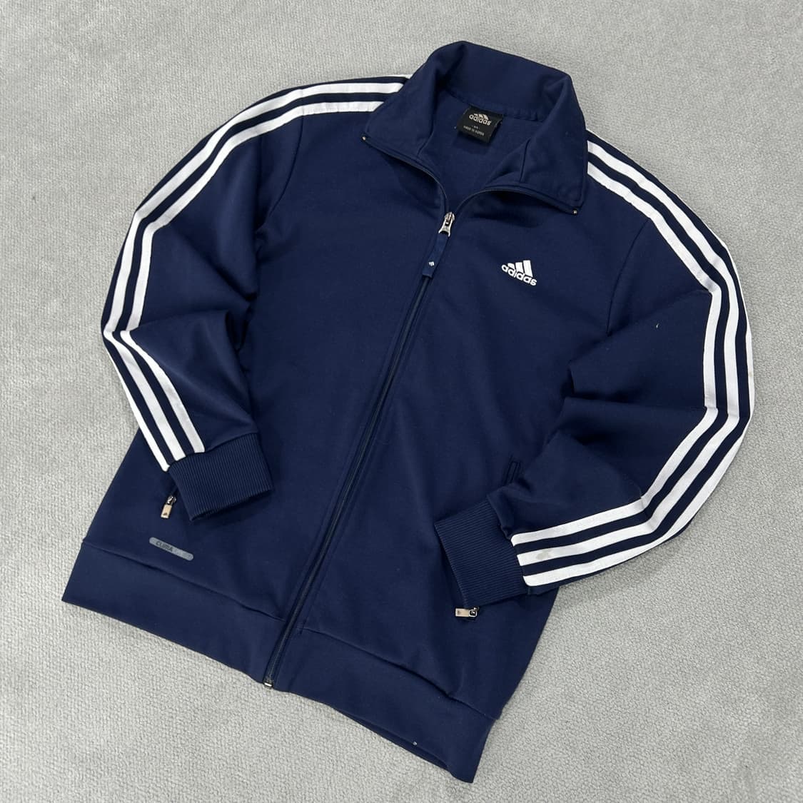 아디다스 네이비 삼선 트랙탑 m 상품이미지1