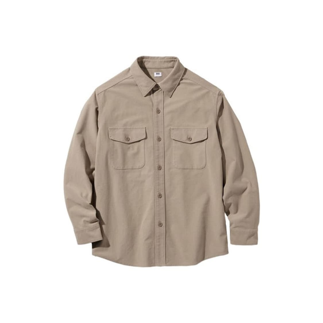 유니클로 베이지 투포켓 셔츠 남방 XL 상품이미지1