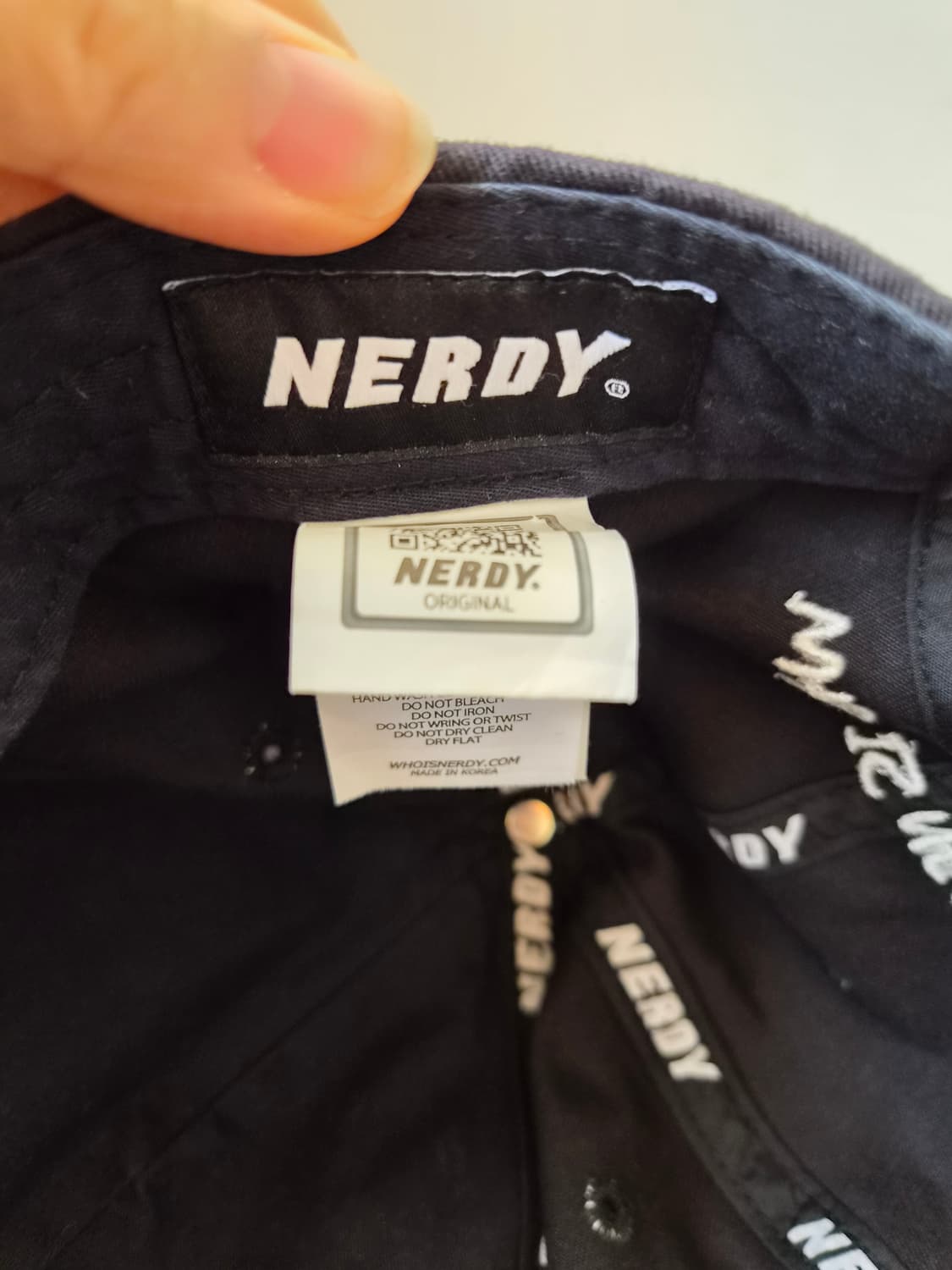 널디 블랙 캡모자 볼캡 S사이즈 상품이미지5