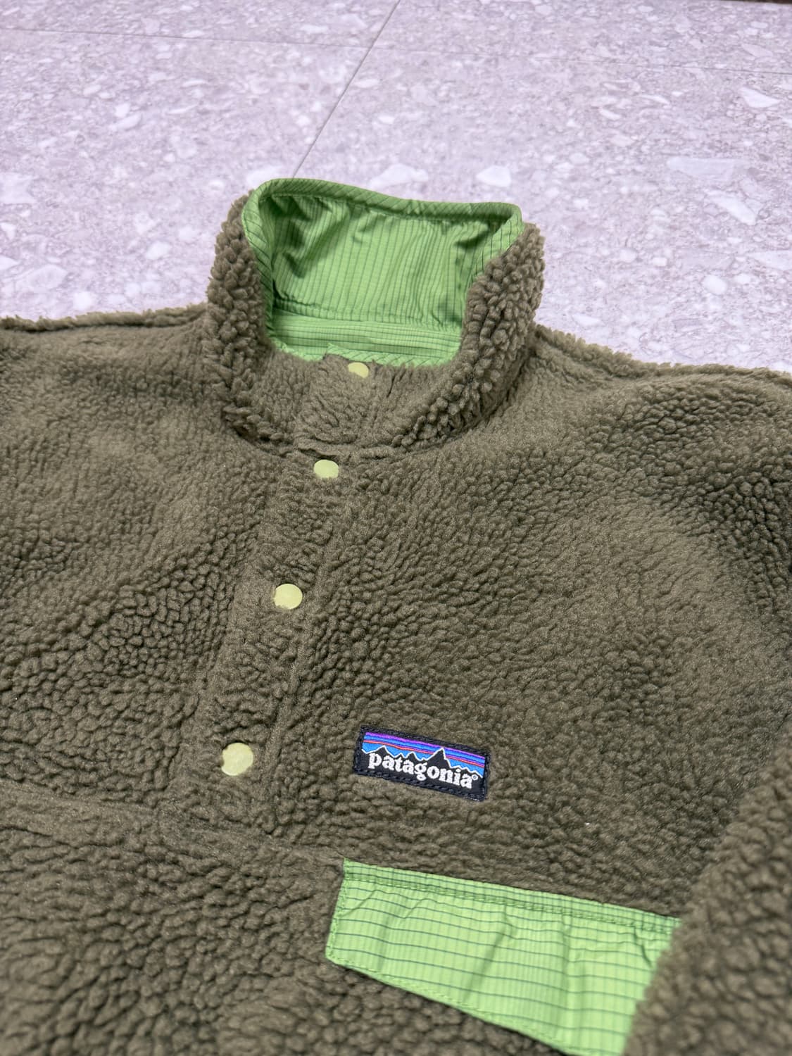 [S] 빈티지 파타고니아 글리세이드 올리브 상품이미지3