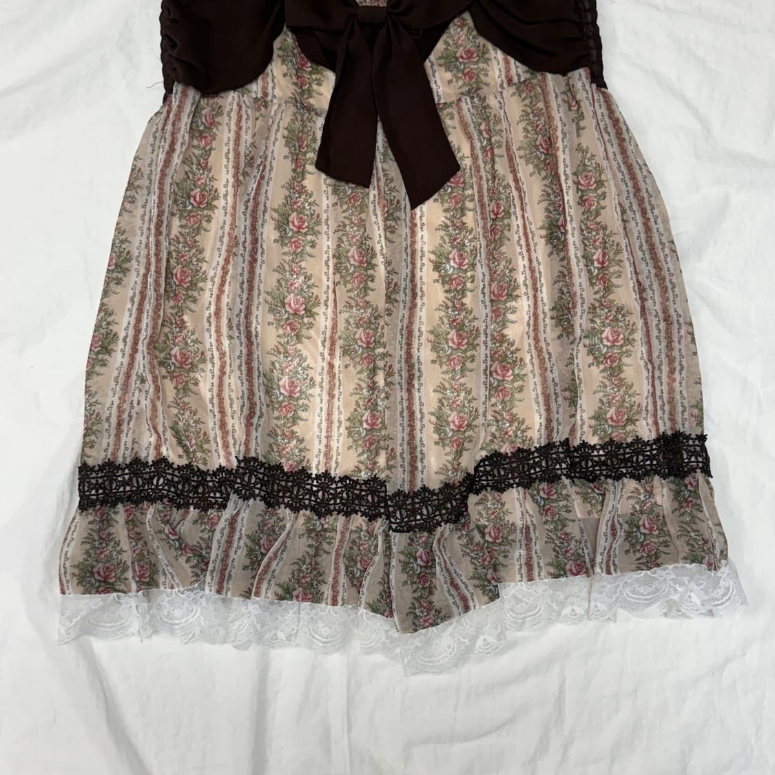 axes femme 빅리본 초코바닐라 원피스  상품이미지3