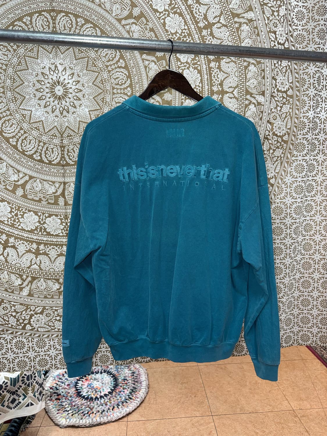 디스이즈네버댓 피그먼트 긴팔 카라티 상품이미지4