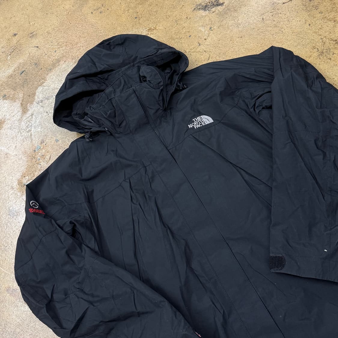 [정품/90] 노스페이스 블랙 바람막이 후드 자켓 b15 상품이미지1