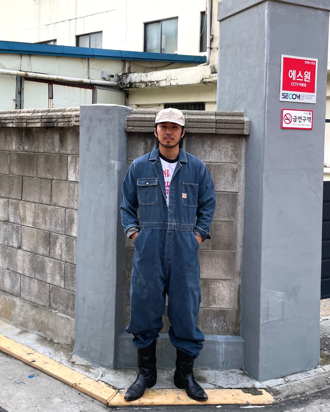 90‘s blue way denim coveralls 상품이미지8