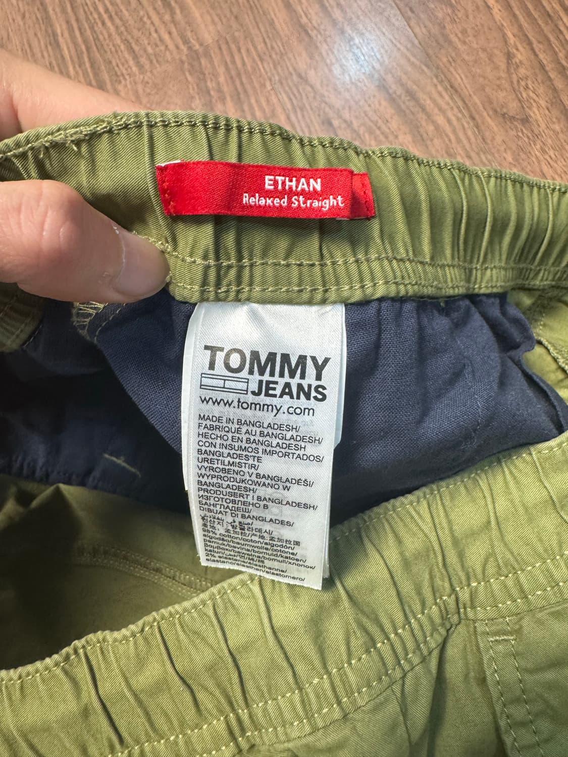[정품] 타미힐피거 올리브 조거팬츠 xl(매장구매가 218000) 상품이미지8