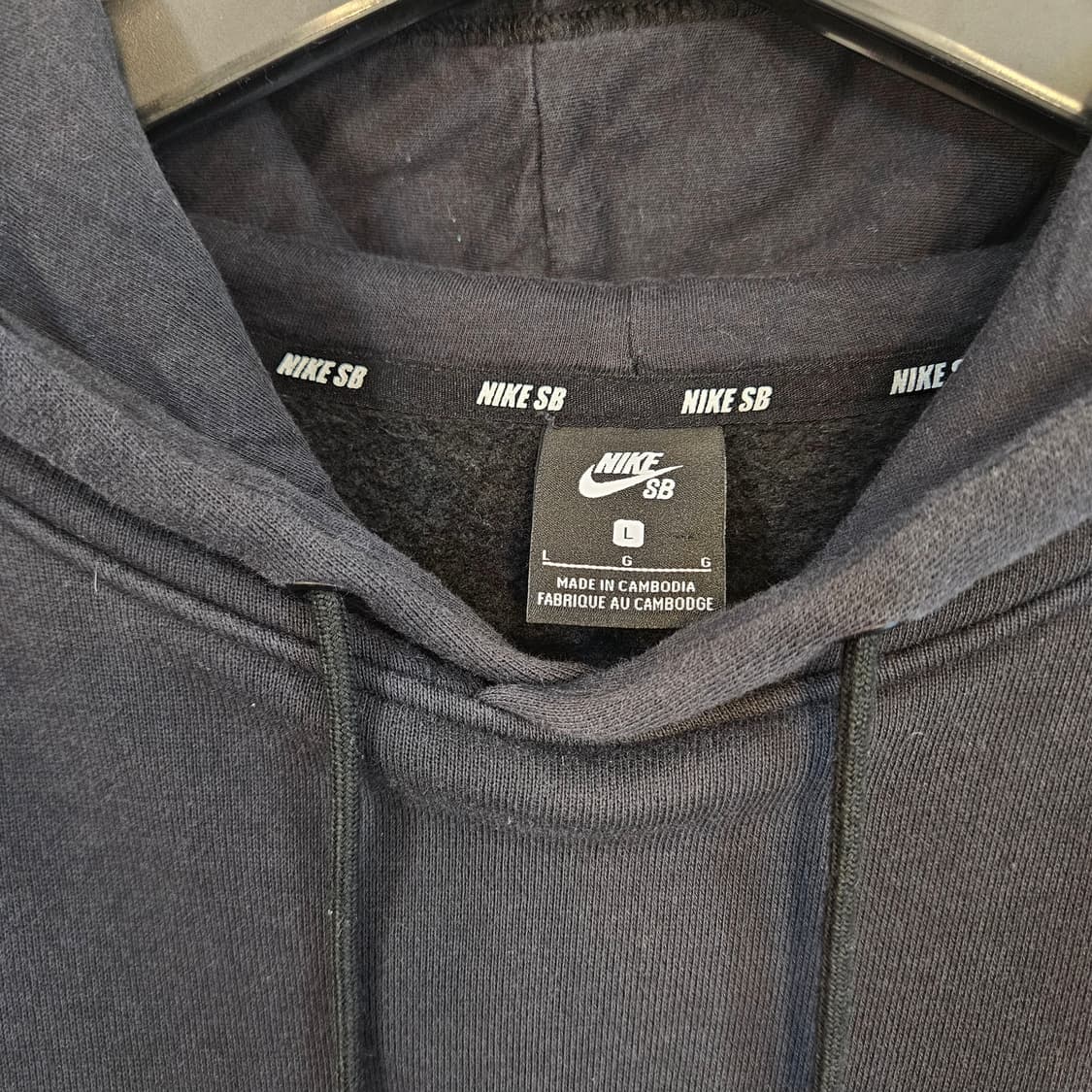 100(L)/실측105(XL) 나이키 SB 기모 후드티 상품이미지3