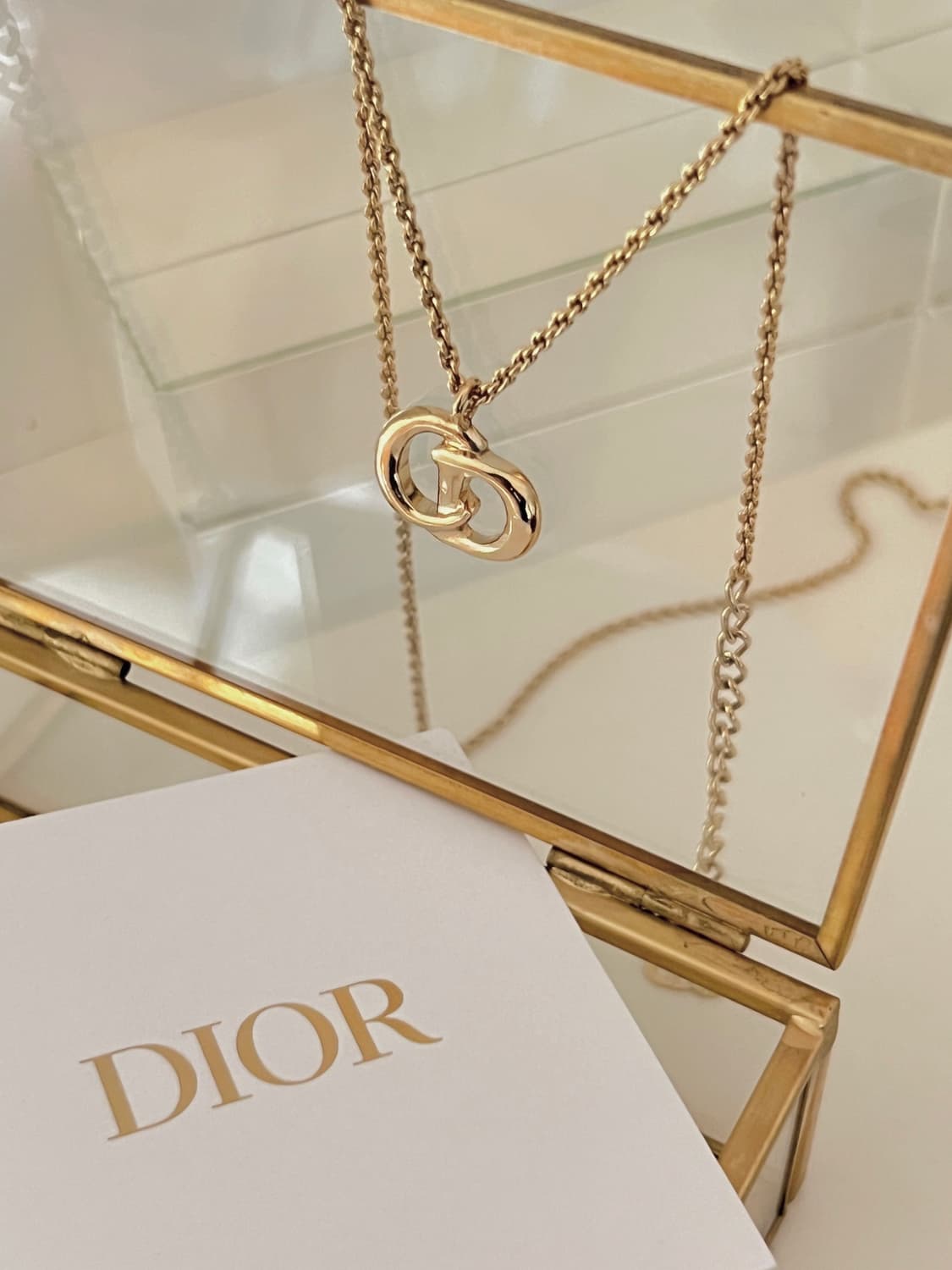 DIOR CD로고 빈티지 디올 목걸이 상품이미지4
