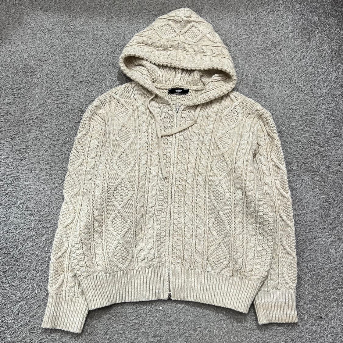 [100] 트릴리온 니트 후드집업 상품이미지2