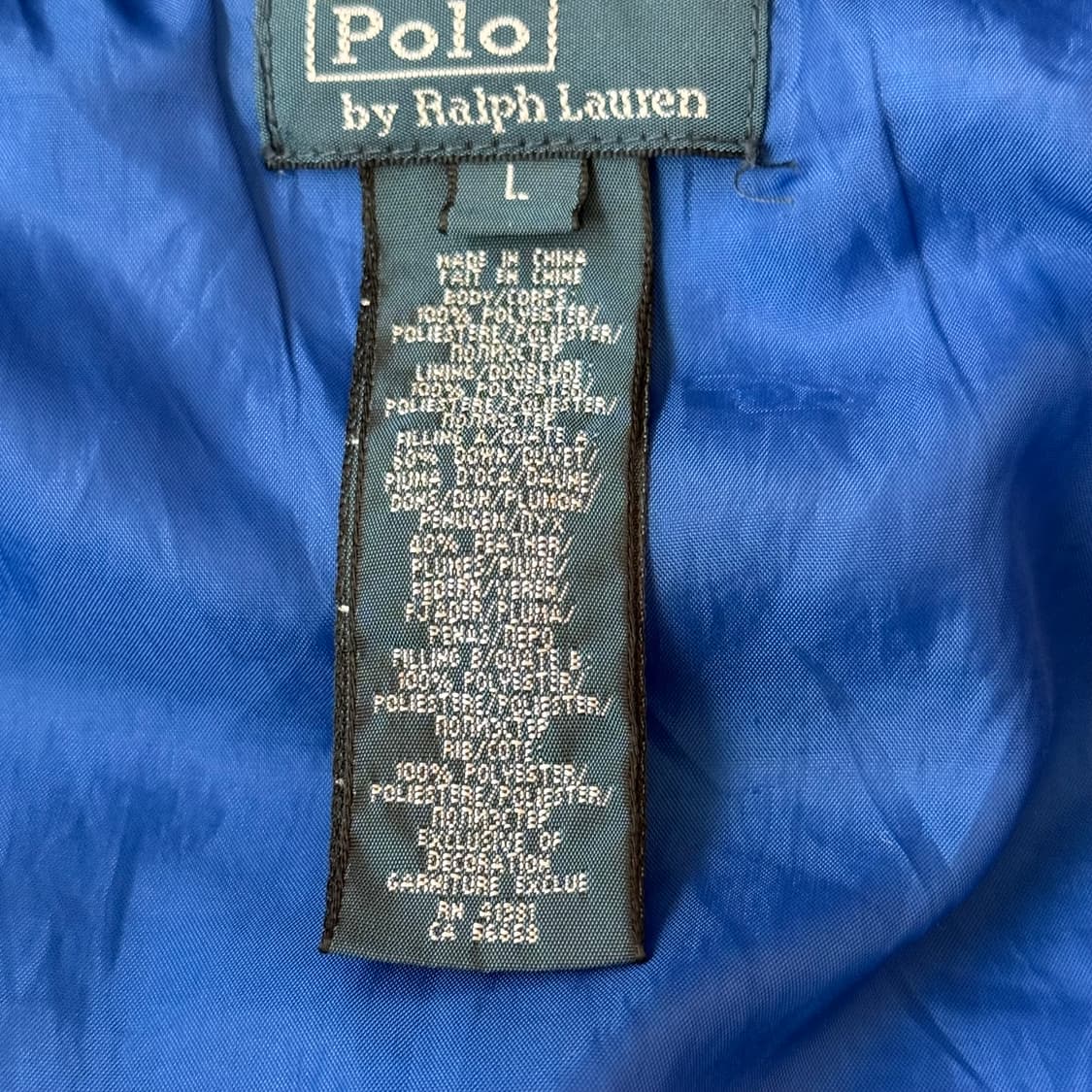 폴로 랄프로렌 빅포니 네이비 패딩 상품이미지3