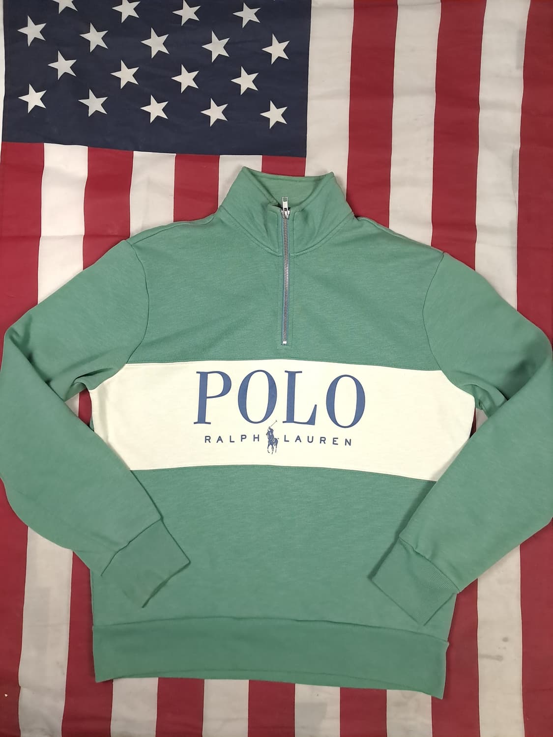 오리지날 신형 랄프로렌폴로 빅로고 집업티 상품이미지2