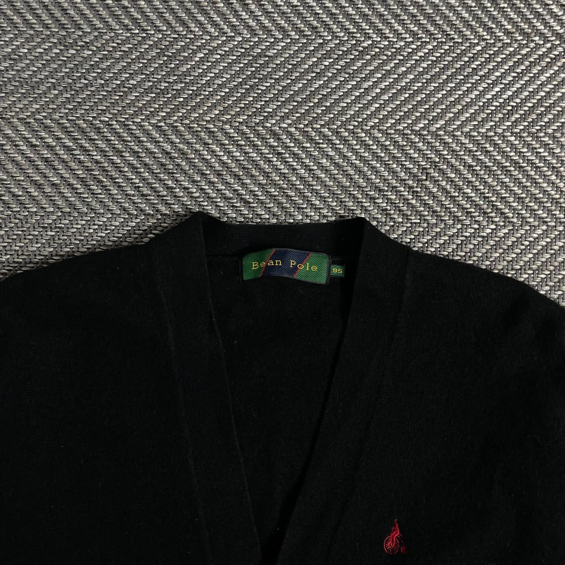 빈폴 미니멀 램스울 가디건 블랙y 3015 상품이미지5