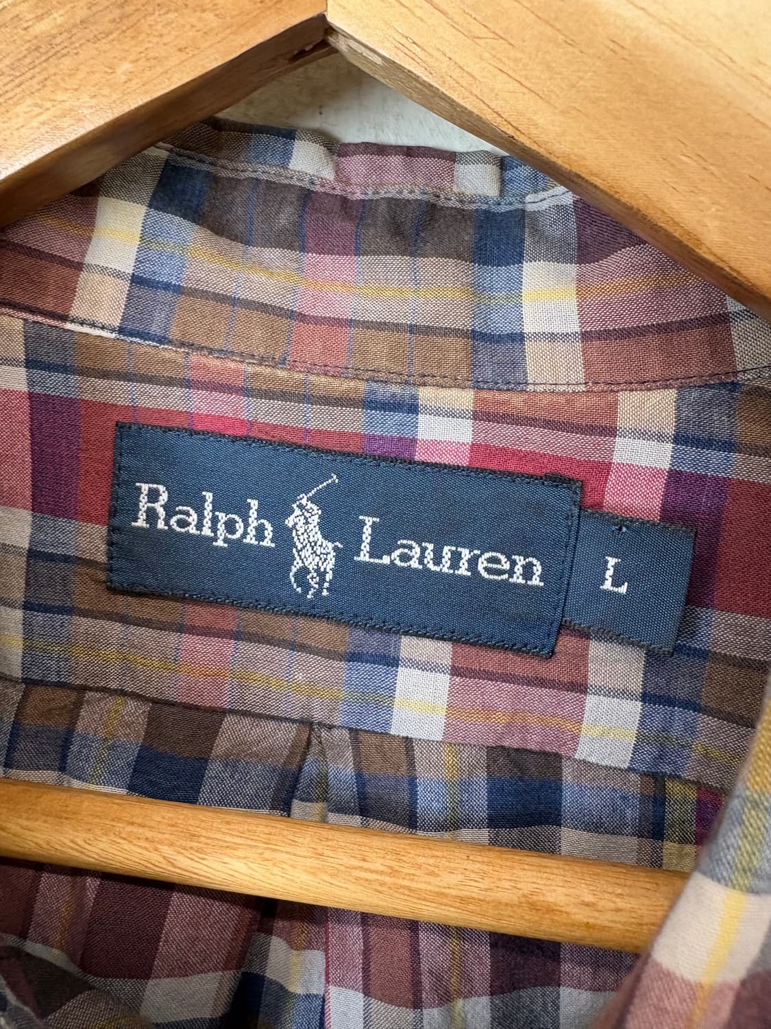 폴로랄프로렌 빈티지 투포켓 체크셔츠 상품이미지5
