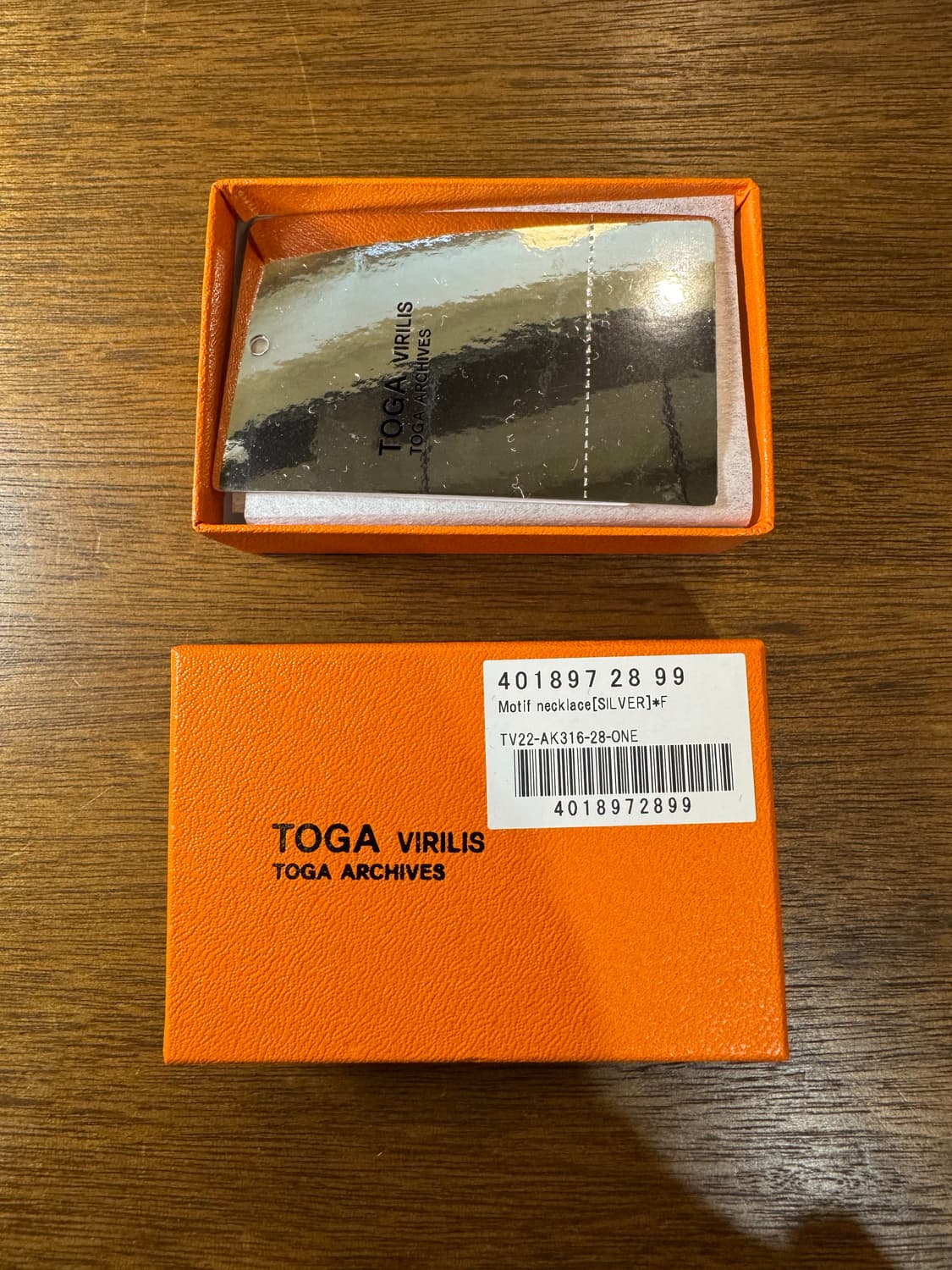 [OS] 토가 아카이브(비릴리스) 모티프 넥 레이스 실버 상품이미지5